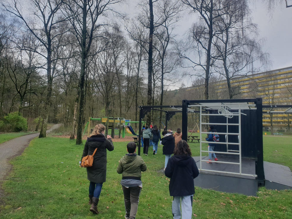 Wandelen door Park Vollenhove