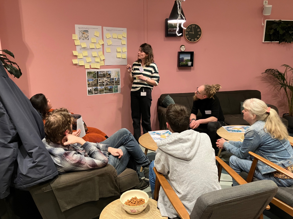 Groep bewoners in 't Volle Hof